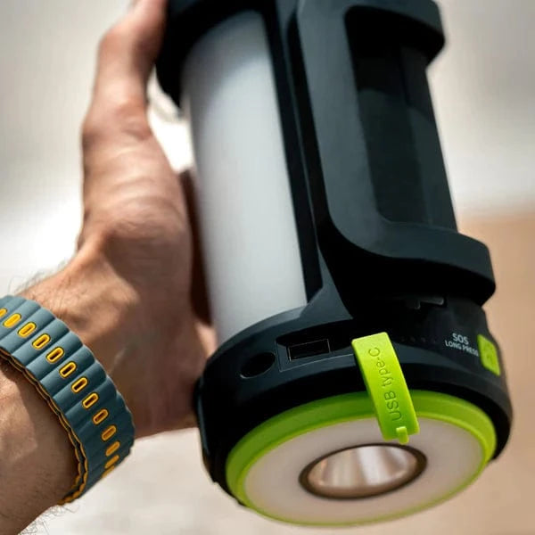 Goui GLOW Lampe de camping avec ventilateur – Idéal pour l’extérieur, disponible sur multitech.ma Maroc Marrakech
