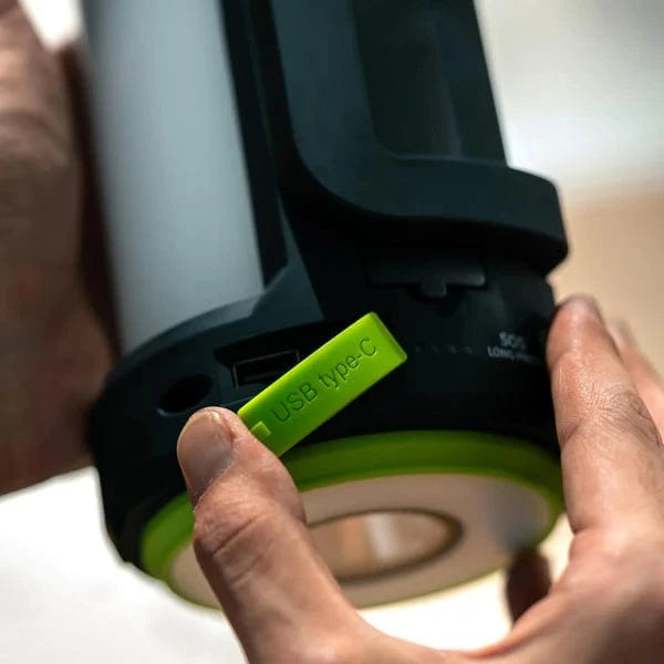 Goui GLOW Lampe de camping avec ventilateur – Idéal pour l’extérieur, disponible sur multitech.ma Maroc Marrakech