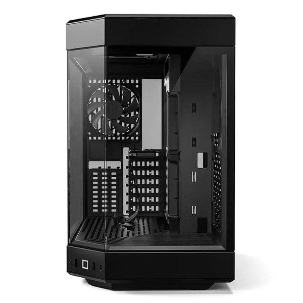 Boîtier Hyte Y60 (Black), boîtier gaming avec trois panneaux en verre trempé, gestion thermique optimisée, et un design élégant pour un PC haut de gamme – Découvrez-le sur multitech.ma