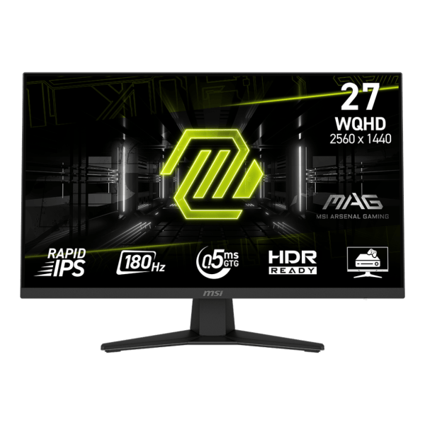 Écran gamer MSI MAG 274QF 27 pouces 2K 180Hz Rapid IPS noir