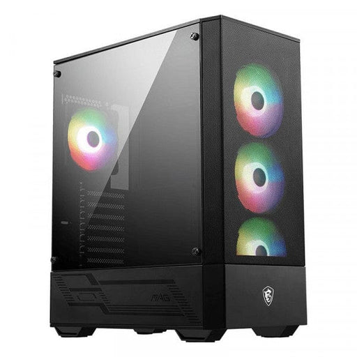 Boîtier PC MSI MAG FORGE 112R, boîtier gaming avec design moderne, éclairage RGB personnalisable et excellente gestion thermique – Disponible chez multitech.ma