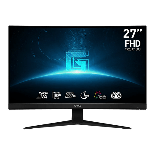 Moniteur MSI Optix G27C4 E3 27” Curved Full HD 180Hz 1ms, dalle VA - Immersion et performance gaming avec FreeSync Premium et connectivité DisplayPort/HDMI. chez  multitech.ma