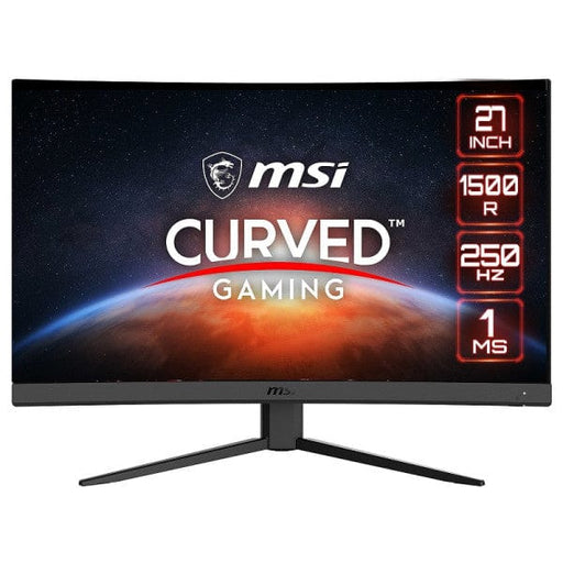 Moniteur MSI Optix G27C4X 27” Curved Full HD 250Hz 1ms, dalle VA - Immersion et performance de jeu avec FreeSync Premium et connectivité DisplayPort/HDMI.sur Mutitech.ma