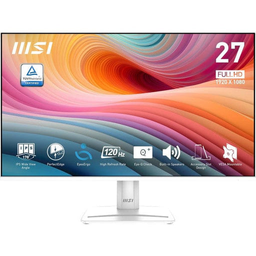 Écran MSI PRO MP275W E2 27 pouces 120Hz IPS Full HD blanc