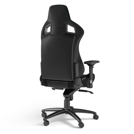 Chaise Gaming Noblechairs EPIC Black/Green avec accoudoirs 4D et dossier inclinable, confort optimal sur multitech.ma