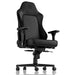 Chaise gaming Noblechairs HERO Black en similicuir avec accoudoirs 4D et dossier inclinable pour un confort optimal sur multitech.ma