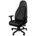 Chaise gaming Noblechairs ICON Black avec accoudoirs 4D et dossier inclinable pour un confort optimal et une esthétique raffinée sur Multitech.ma