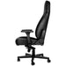 Chaise gaming Noblechairs ICON Black avec accoudoirs 4D et dossier inclinable pour un confort optimal et une esthétique raffinée sur Multitech.ma