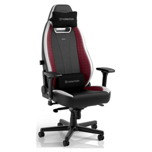 Noblechairs LEGEND Black/White/Red – fauteuil gaming moderne avec accoudoirs 4D, dossier inclinable et vinyle high-tech pour un confort de jeu ultime.chez Multitech.ma