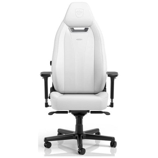 Noblechairs LEGEND White Edition – fauteuil gaming haut de gamme avec accoudoirs 4D, dossier inclinable et vinyle high-tech, pour une expérience de jeu supérieure.Disponible chez Multitech