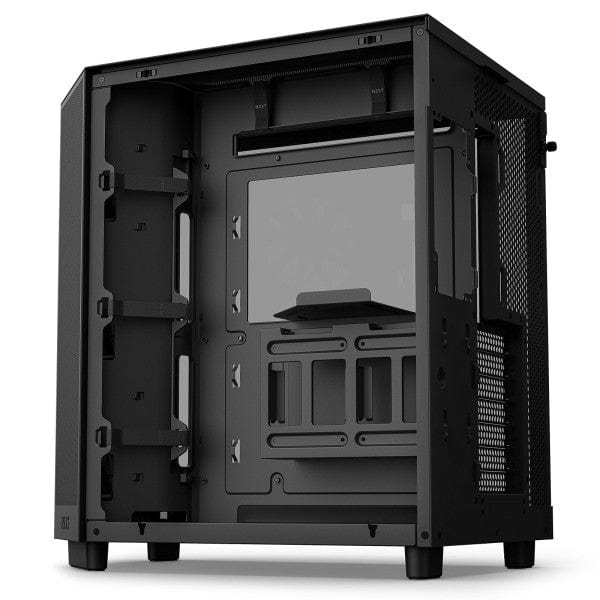 Boîtier NZXT H6 Flow Black, boîtier PC avec airflow amélioré, panneau latéral en verre trempé et grande capacité de refroidissement chez Multitech.ma