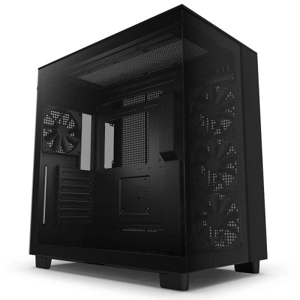 Boîtier NZXT H9 Flow Black, boîtier PC avec flux d'air amélioré grâce à des panneaux mesh et un design moderne – Découvrez-le sur multitech.ma