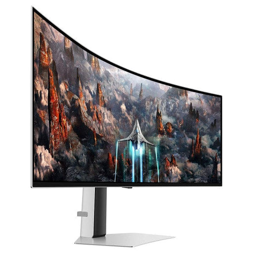 Écran Samsung Odyssey G9 S49CG934SU 49" OLED incurvé 240Hz 5K argent – multitech.ma Marrakech Maroc