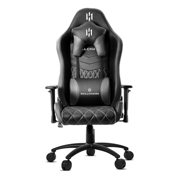 Siège Gamer SKILLCHAIRS Flame Series Black/Black en similicuir sur multitech.ma