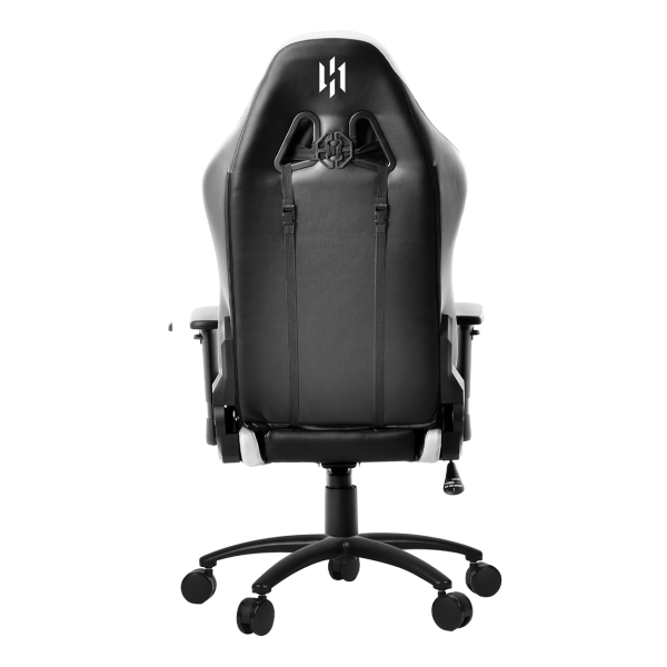  Siège Gamer SKILLCHAIRS Flame Series Black/White en similicuir sur multitech.ma