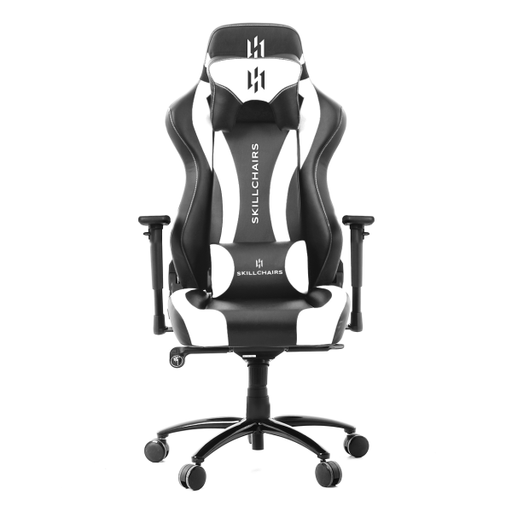 Siège Gamer SKILLCHAIRS King Series Black/White en similicuir sur multitech.ma