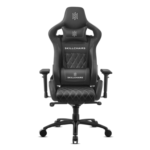 SKILLCHAIRS Throne Series Black/Black siège gamer élégant et confortable - multitech.ma