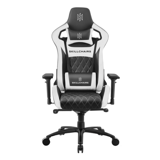 SKILLCHAIRS Throne Series Black/White siège gamer confort et style - multitech.ma