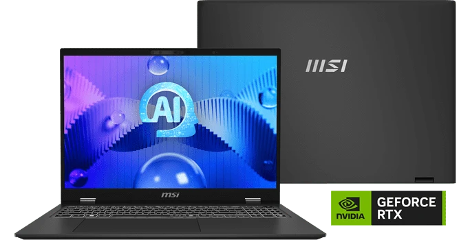 Ordinateur portable MSI Prestige 16 AI Studio B1VFG-032ES Ultra 9 185H 32Go RAM 1To SSD RTX 4060 16″ Win 11 chez multitech.ma Maroc Marrakech – puissance ultime pour création et performance.
