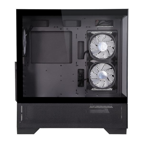 Boîtier PC Moyen Tour XTRMLAB DELTA Noir avec verre trempé et ventilateurs ARGB sur multitech.ma.