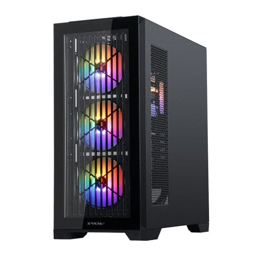 Boîtier PC Moyen Tour XTRMLAB GHOST Noir avec verre trempé et ventilateurs ARGB sur multitech.ma