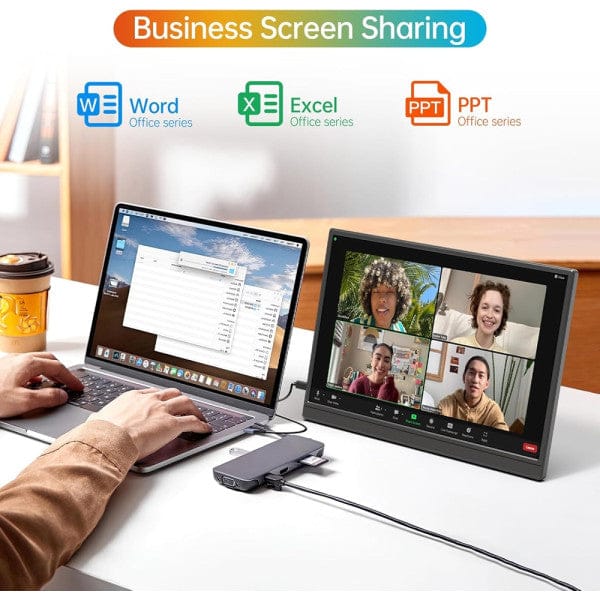 Moniteur USB-C et Mini HDMI pour professionnels en déplacement