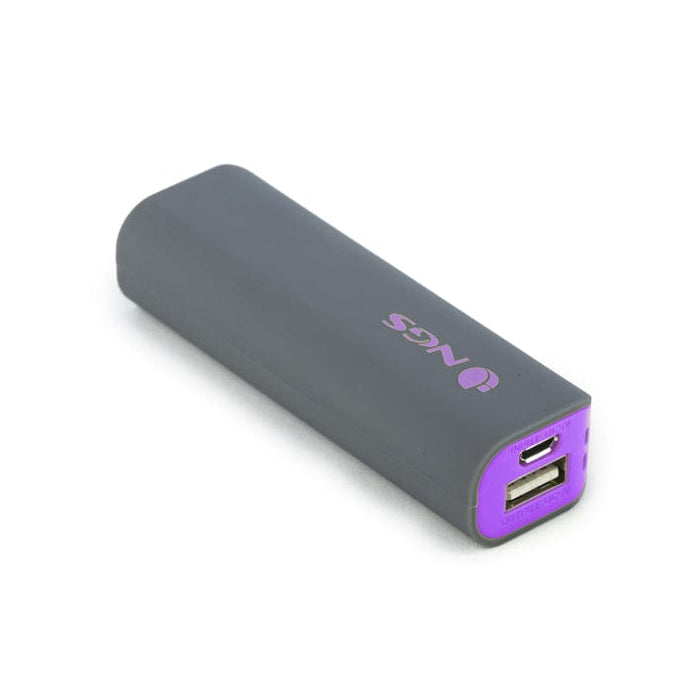 Power Bank 2200 Grape NGS - Chargeur de batterie universel 2200 mAh pour smartphone et tablettes