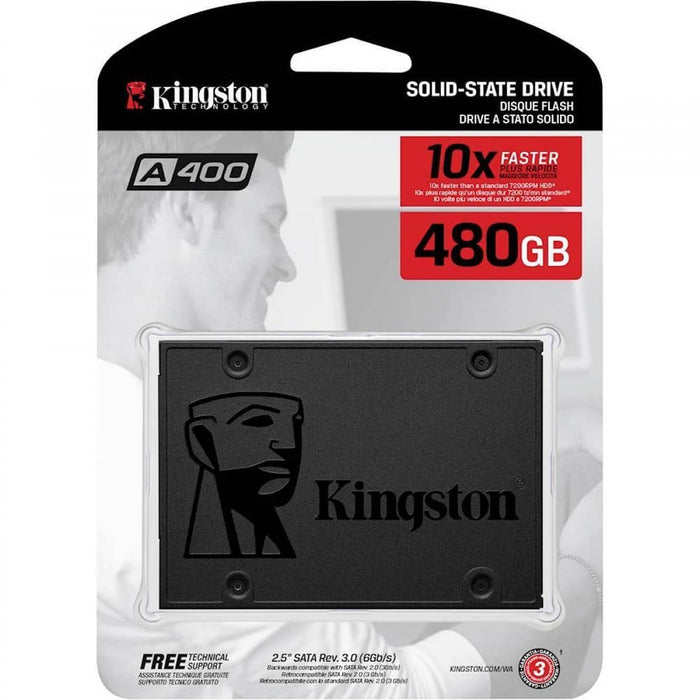 Disque dur interne SSD PCIe Nvme KingSton A400 - 480 Go