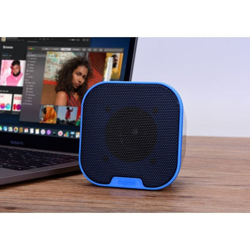 Haut-parleur d'ordinateur Rapoo A60 avec son stéréo 2.0, 6W de puissance et connexion 3,5 mm, disponible chez Multitech.ma