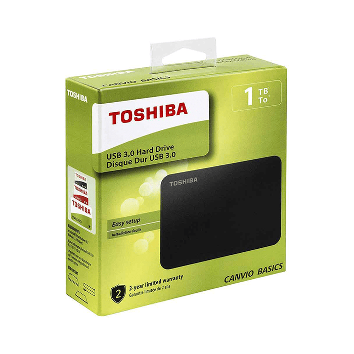 Disque dur externe Toshiba Canvio Basics 1 To USB 3.0 Noir  Boutique en  ligne de jeux vidéo et carte prépayée et matériel informatique au Maroc