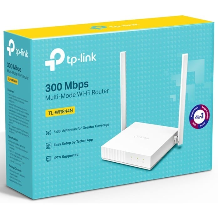 TP-LINK TL-WR844N - 300 Mbps Multi-Mode Wi-Fi Router — Multitech Maroc